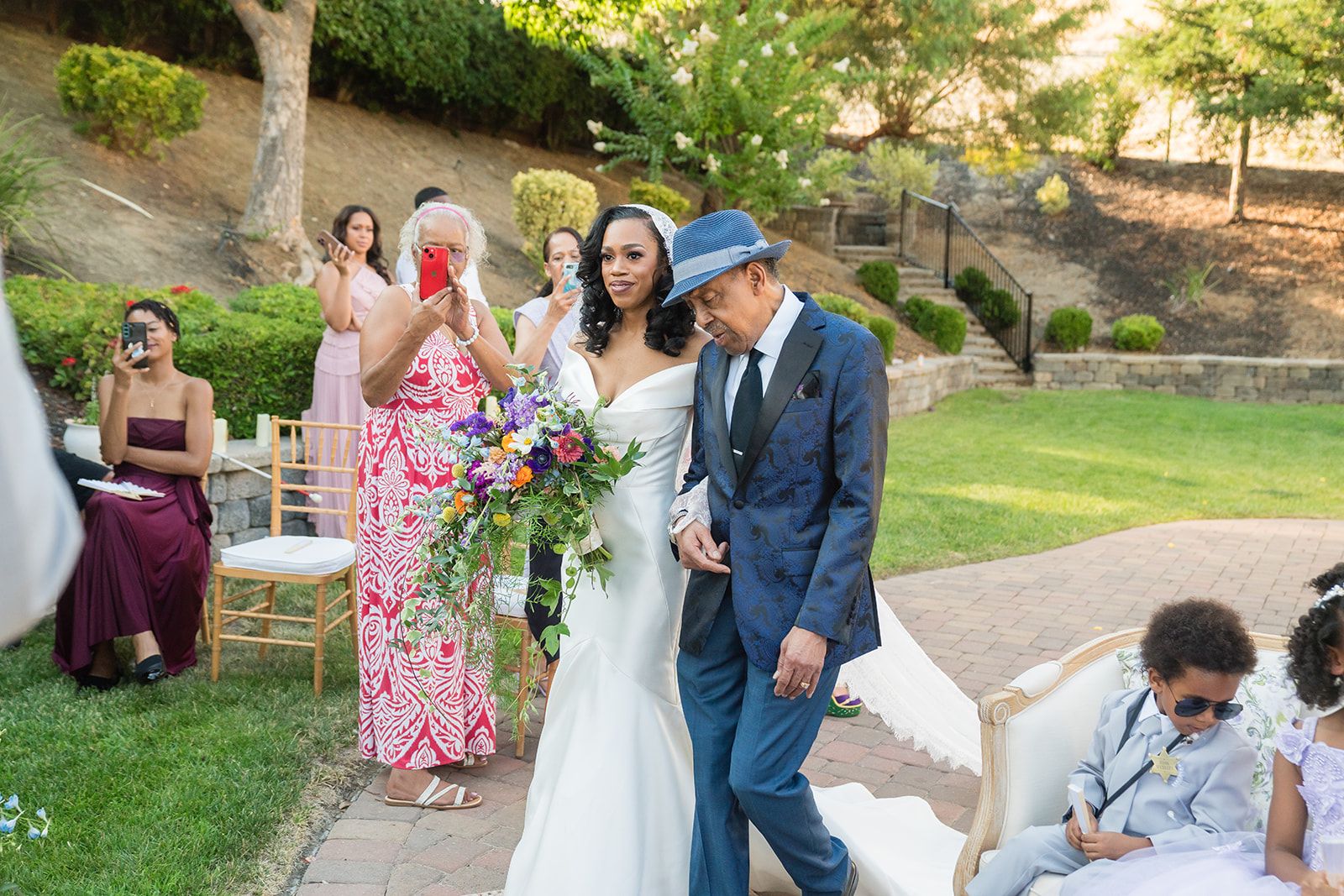 private-home elopement in antioch (arrived by limo), Getting Ready at Home