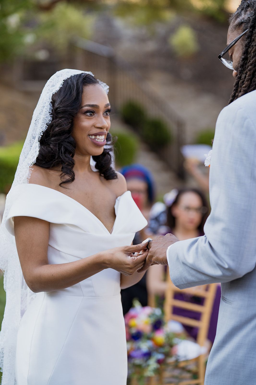 private-home elopement in Antioch, Dinner at Home, Then the Limo