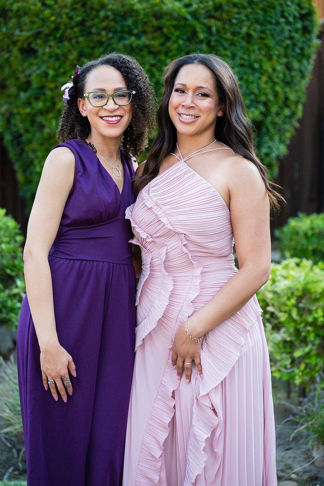 private-home elopement in antioch (arrived by limo), An Intimate Home Ceremony