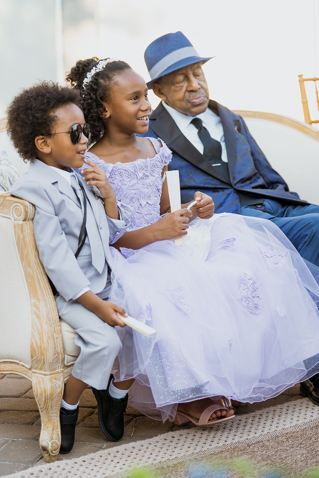 private-home elopement in antioch (arrived by limo), An Intimate Home Ceremony
