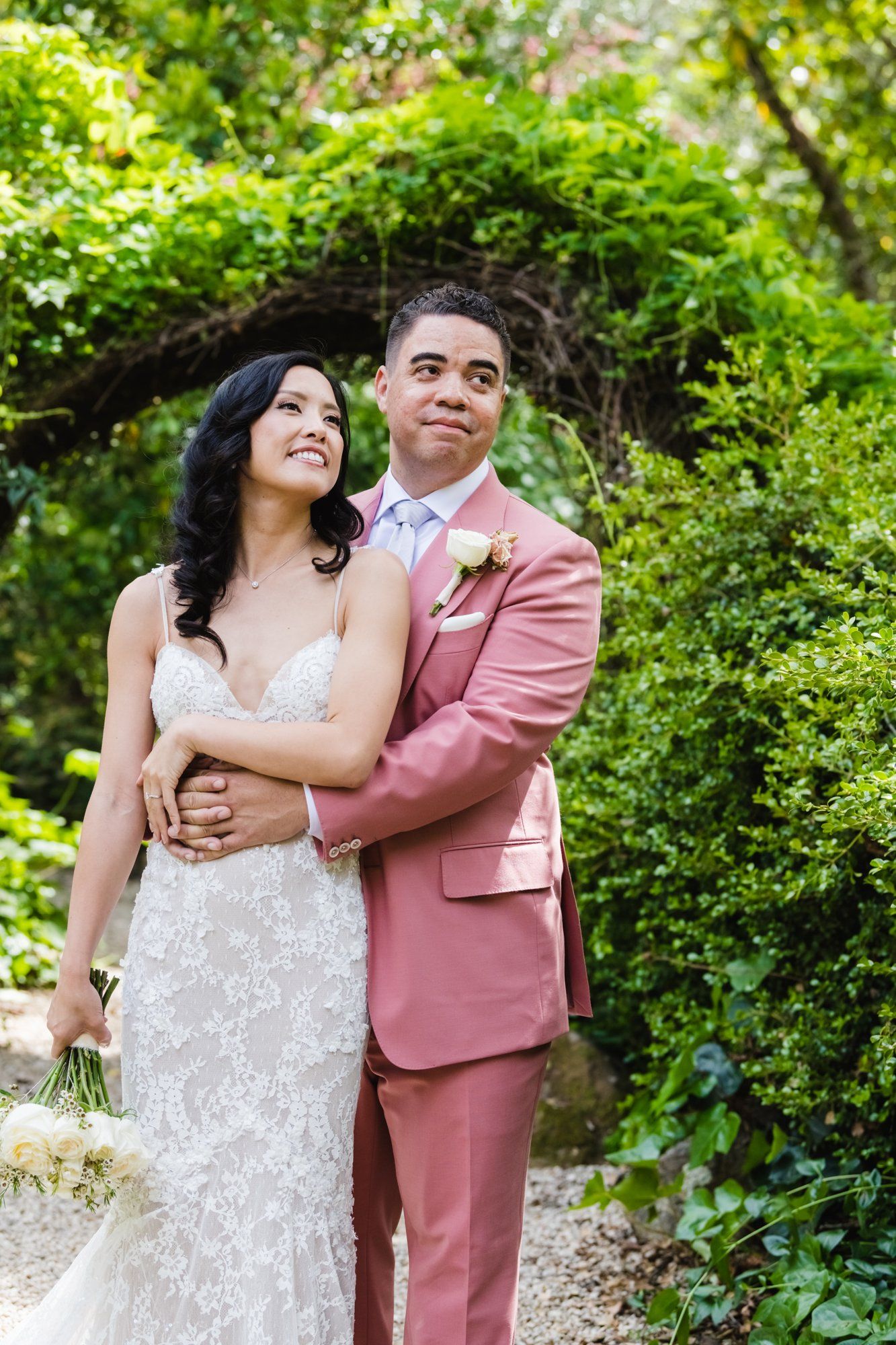 multicultural spring wedding at sand rock farm, Family Photos in the Grove