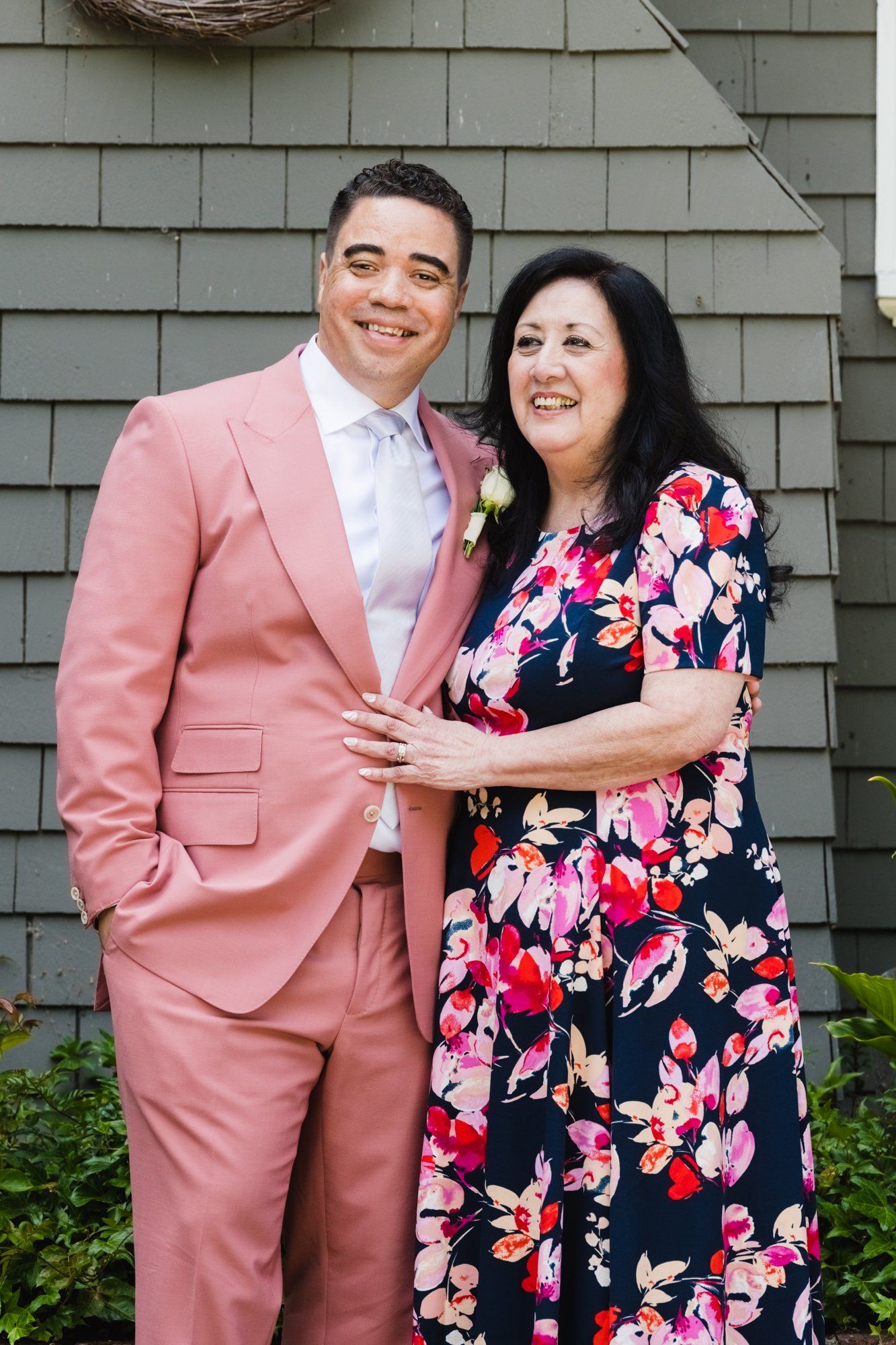 multicultural spring wedding at sand rock farm, Family Photos in the Grove