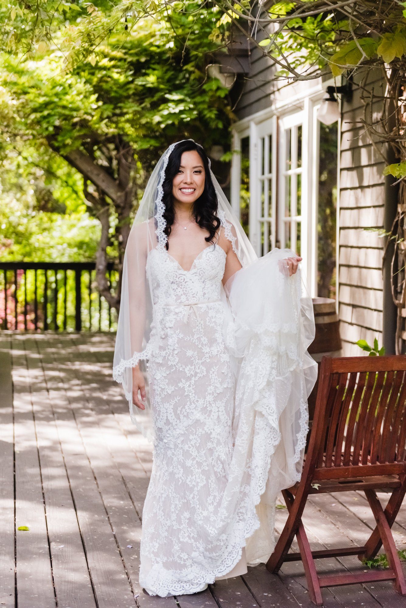 multicultural spring wedding at sand rock farm, Family Photos in the Grove