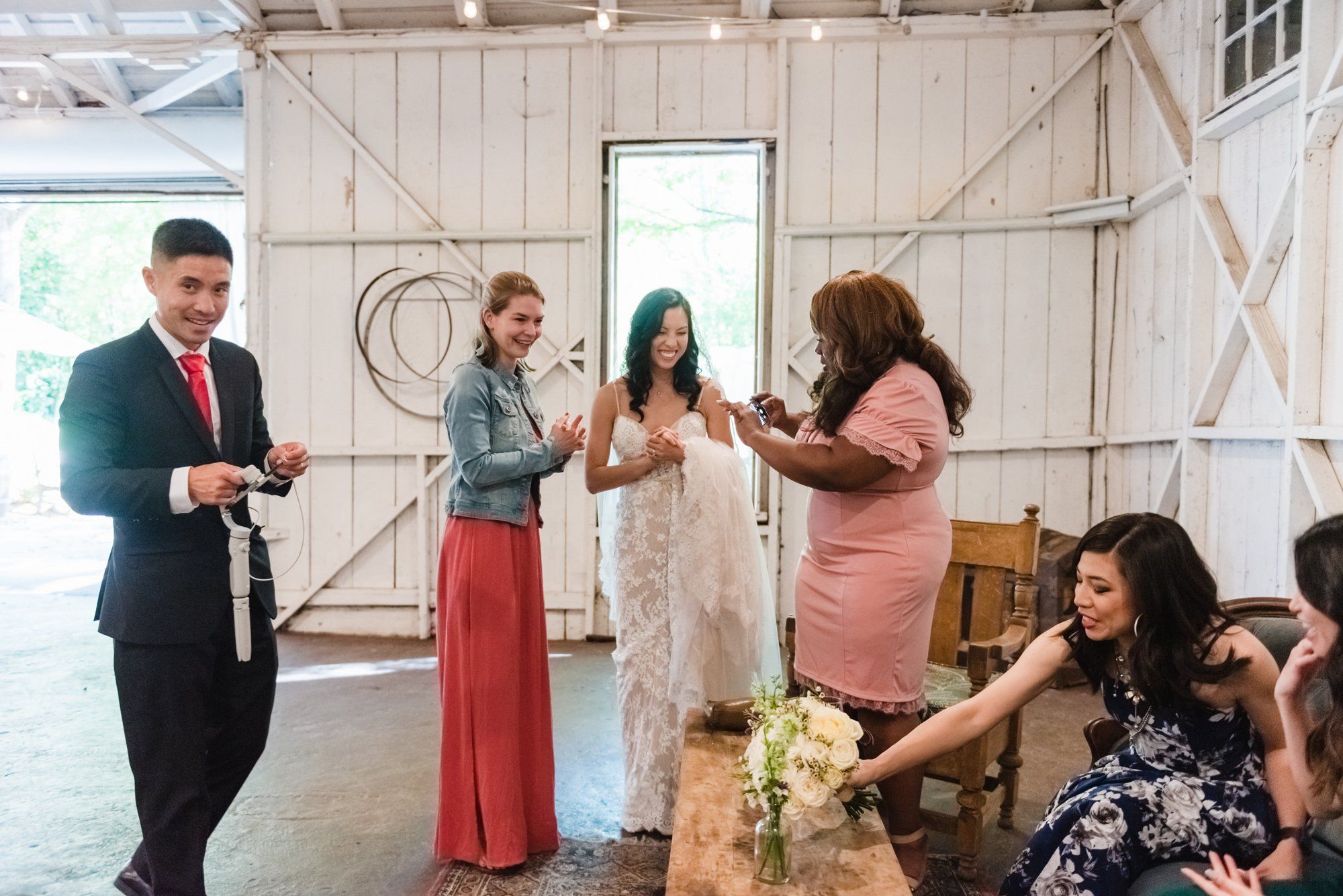 multicultural spring wedding at sand rock farm, Getting Ready and the Tea Ceremony
