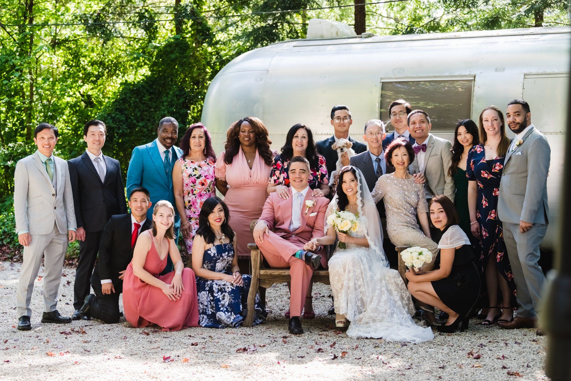 A multicultural spring wedding at Sand Rock Farm, Portraits Across the Spring Estate