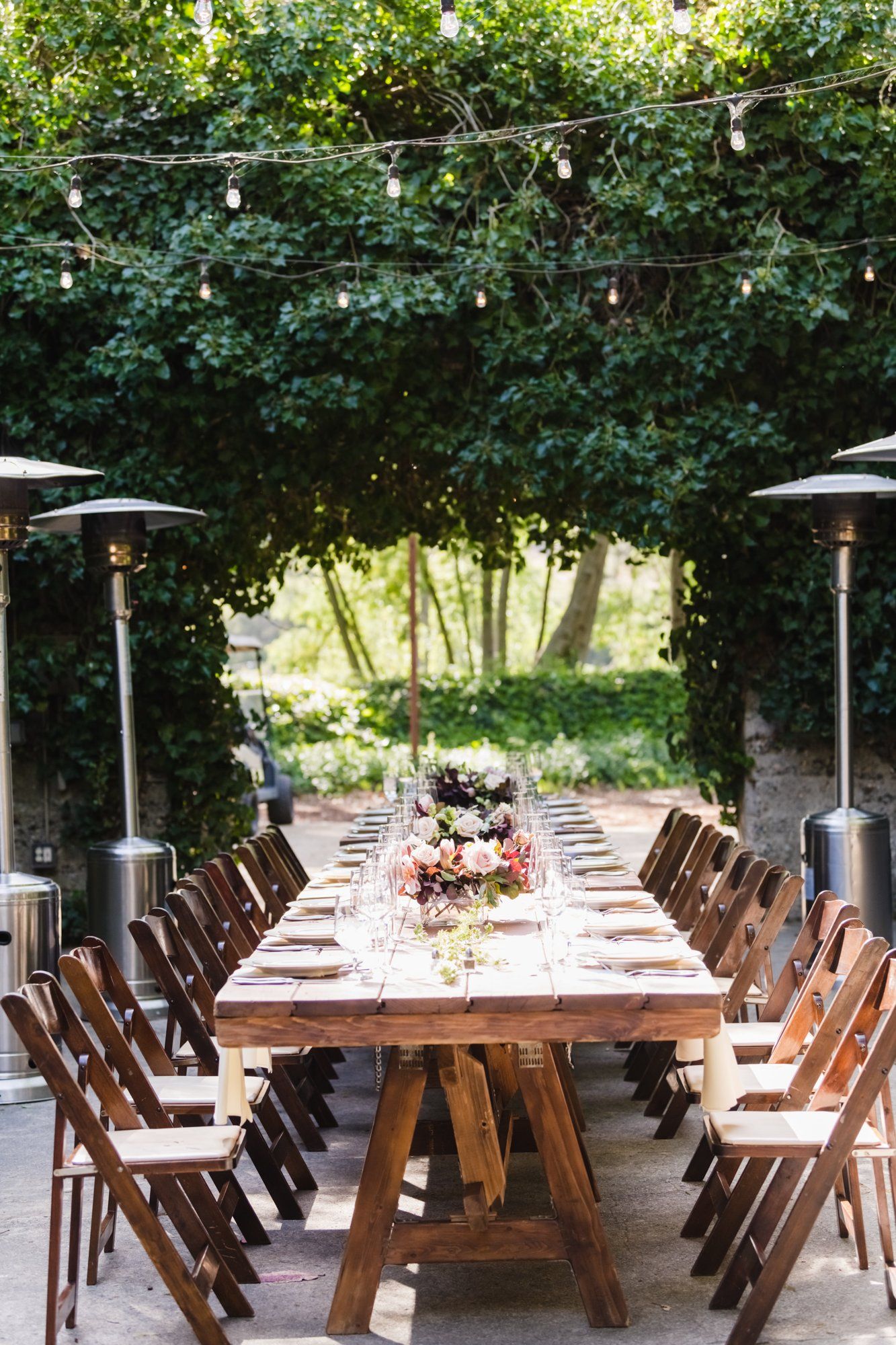 A multicultural spring wedding at Sand Rock Farm, A Family-Style Spring Dinner in the Barrel Room
