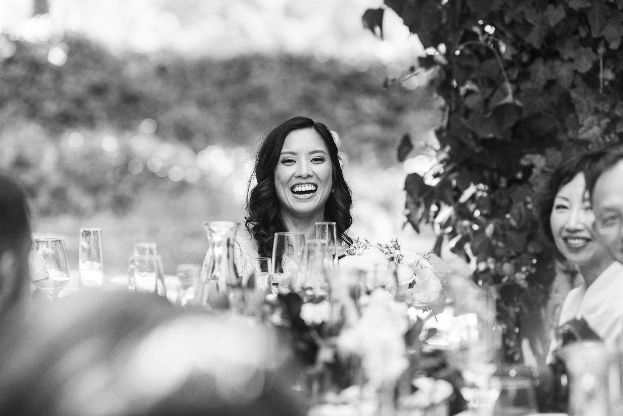 A multicultural spring wedding at Sand Rock Farm, A Family-Style Spring Dinner in the Barrel Room