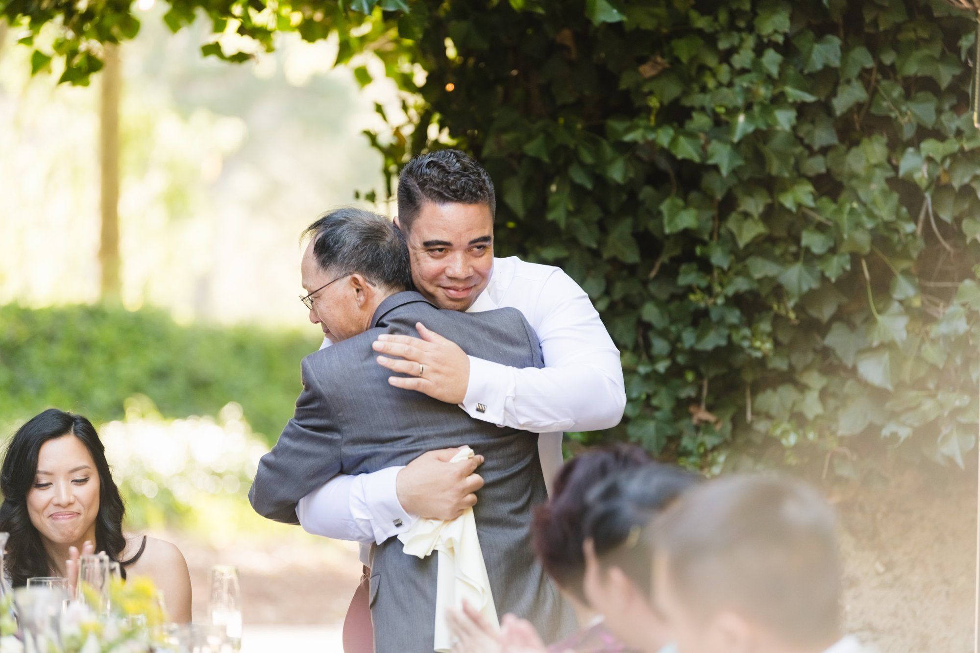 multicultural spring wedding at sand rock farm, Family Photos in the Grove
