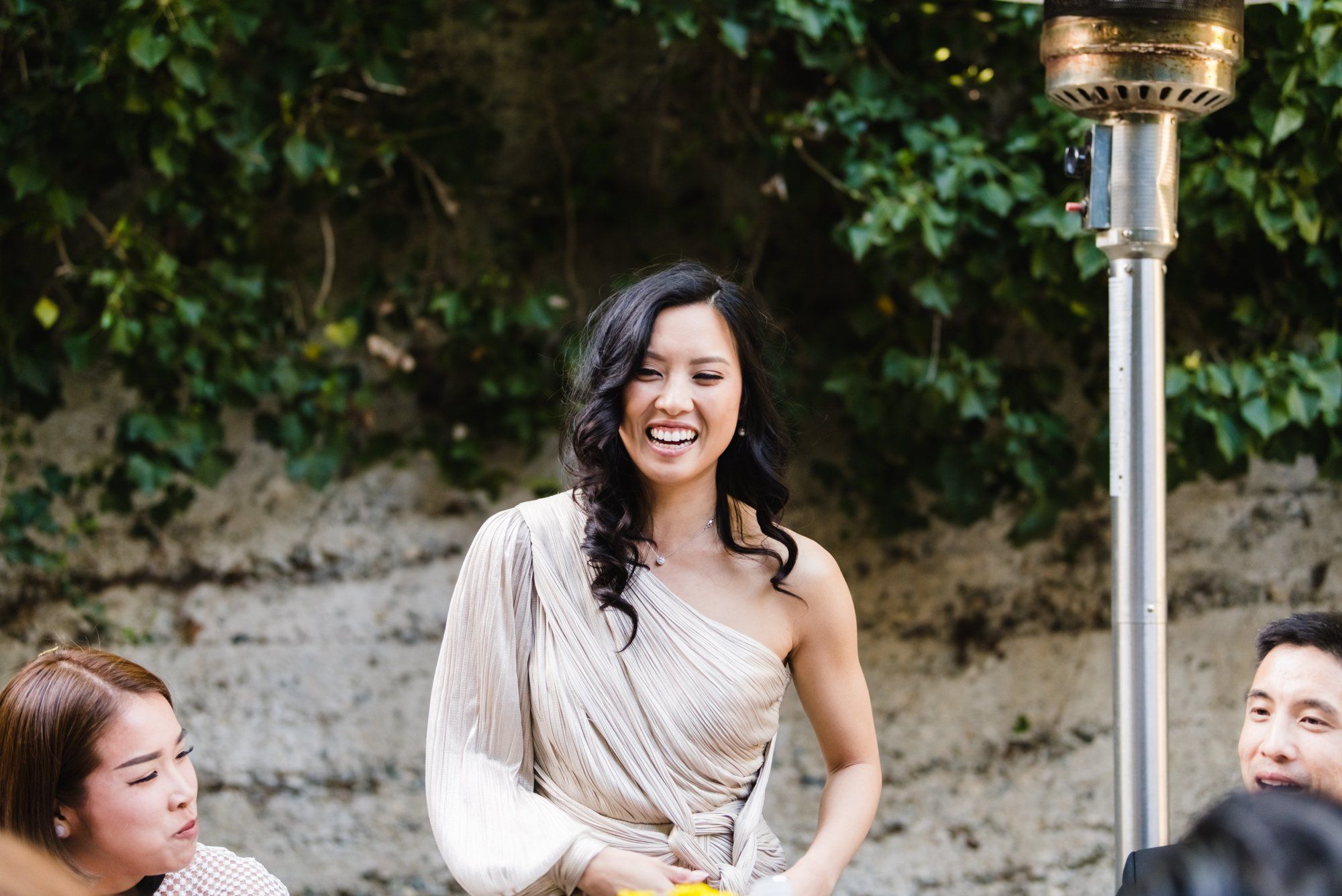 A multicultural spring wedding at Sand Rock Farm, A Family-Style Spring Dinner in the Barrel Room