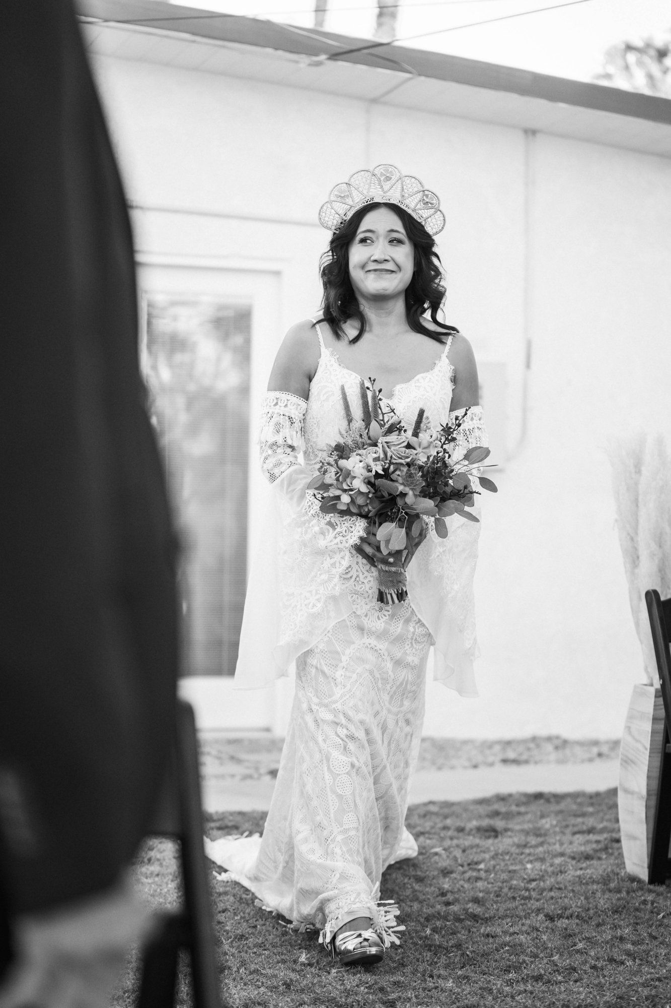 backyard-then-steakhouse wedding at mr lyons, palm springs, A Desert Backyard Ceremony in Palm Springs