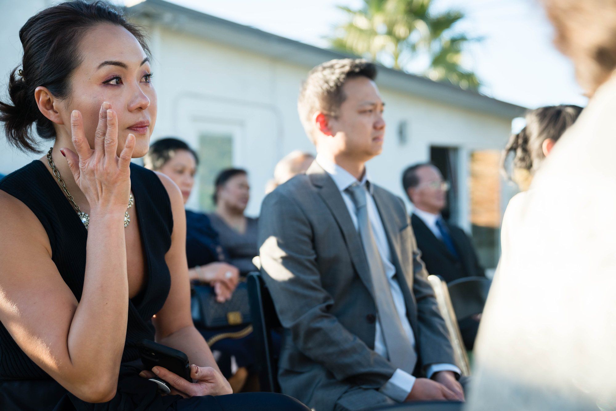 backyard-then-steakhouse wedding at mr lyons, palm springs, A Desert Backyard Ceremony in Palm Springs