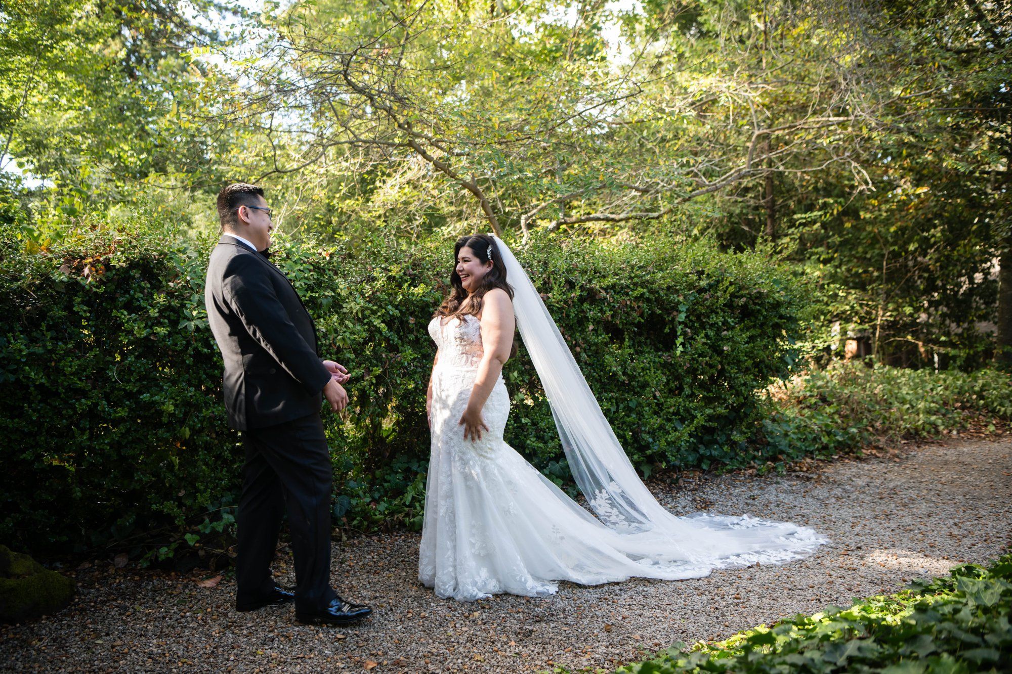 fall-foliage micro wedding at sand rock farm (november, 22 guests), A Harvest-Season Redwood Ceremony