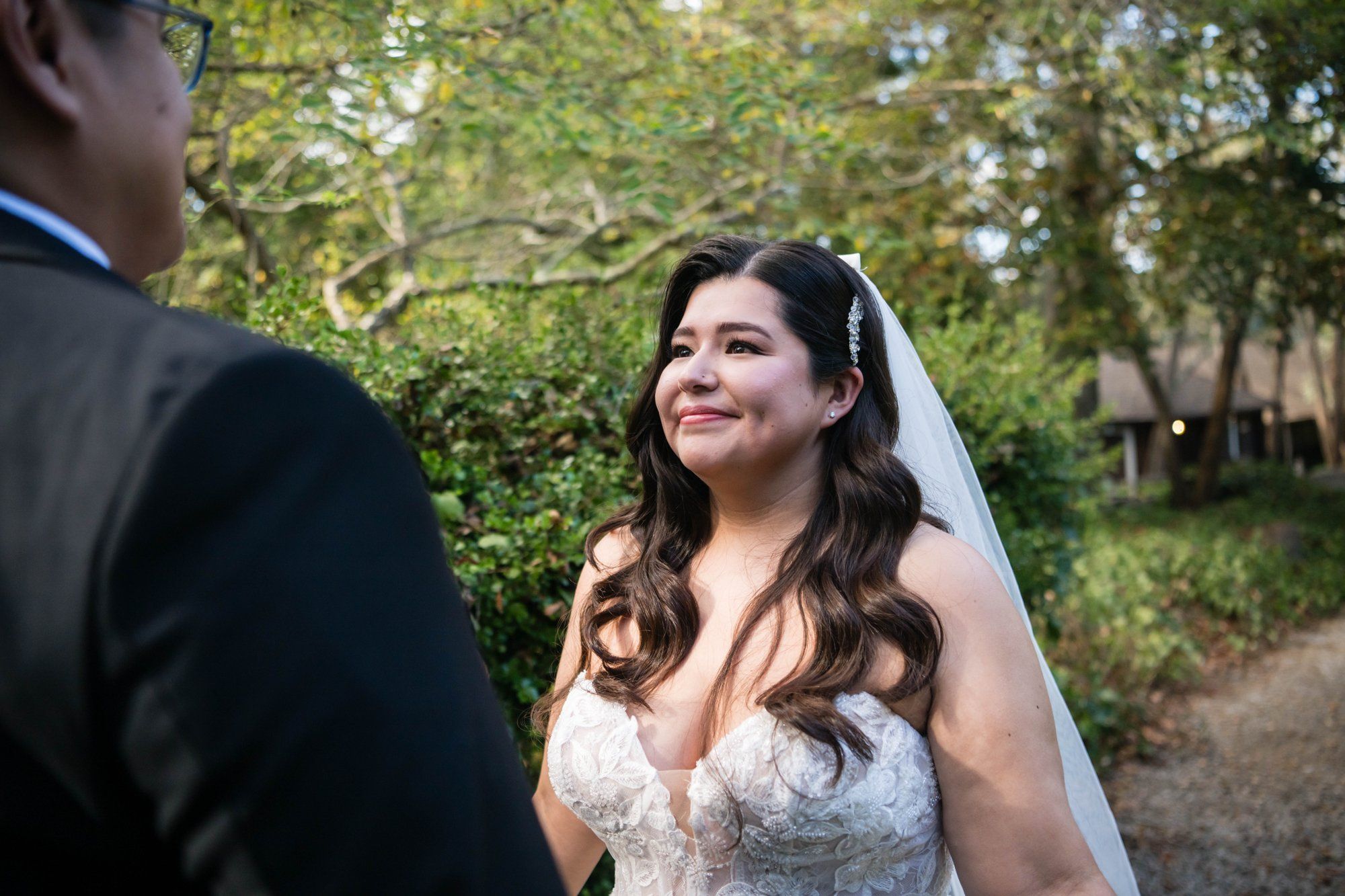 fall-foliage micro wedding at sand rock farm (november, 22 guests), A Harvest-Season Redwood Ceremony
