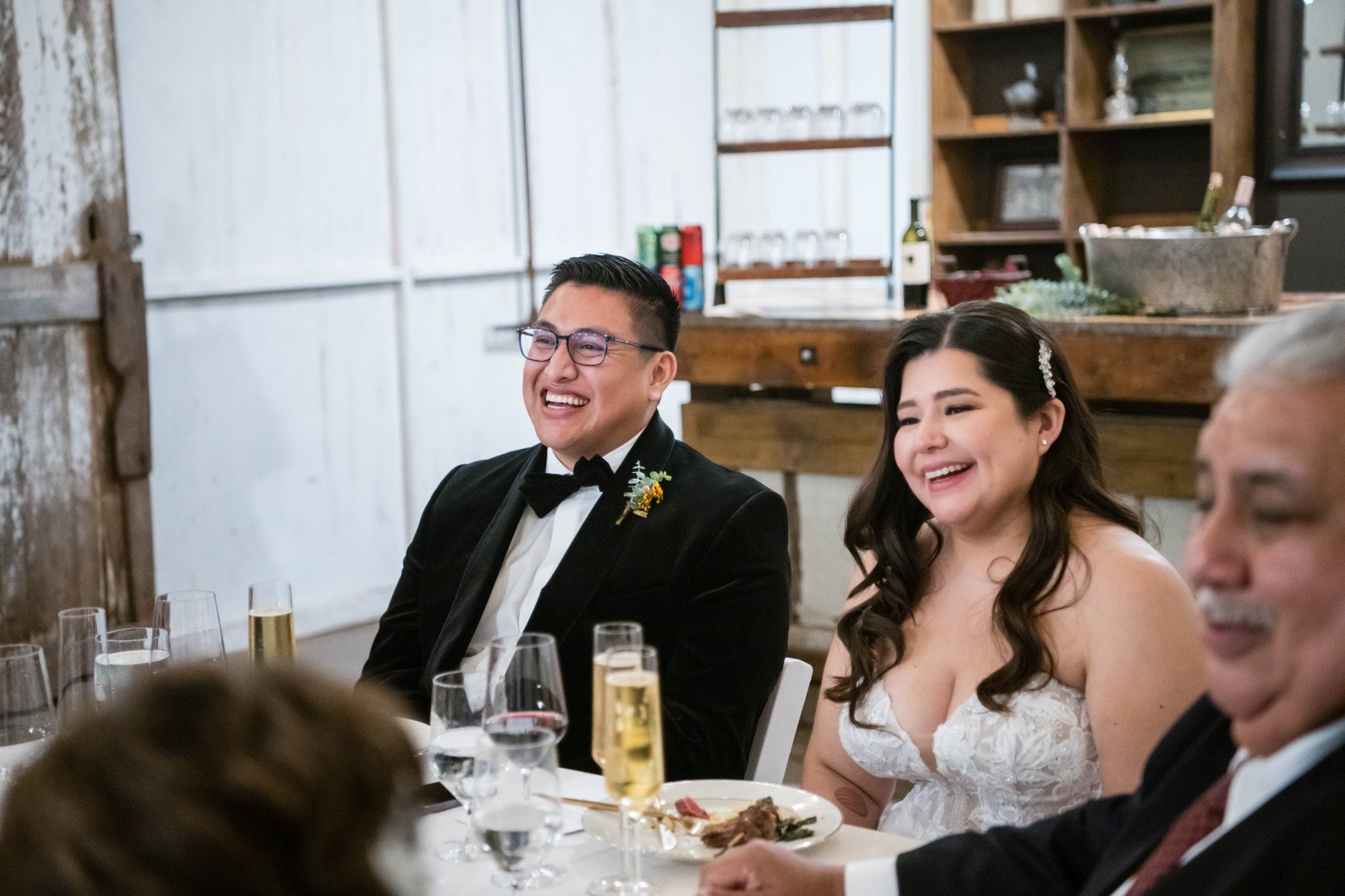 fall-foliage micro wedding at sand rock farm (november, 22 guests), Toasts, Cake & Dancing Under the Café Lights