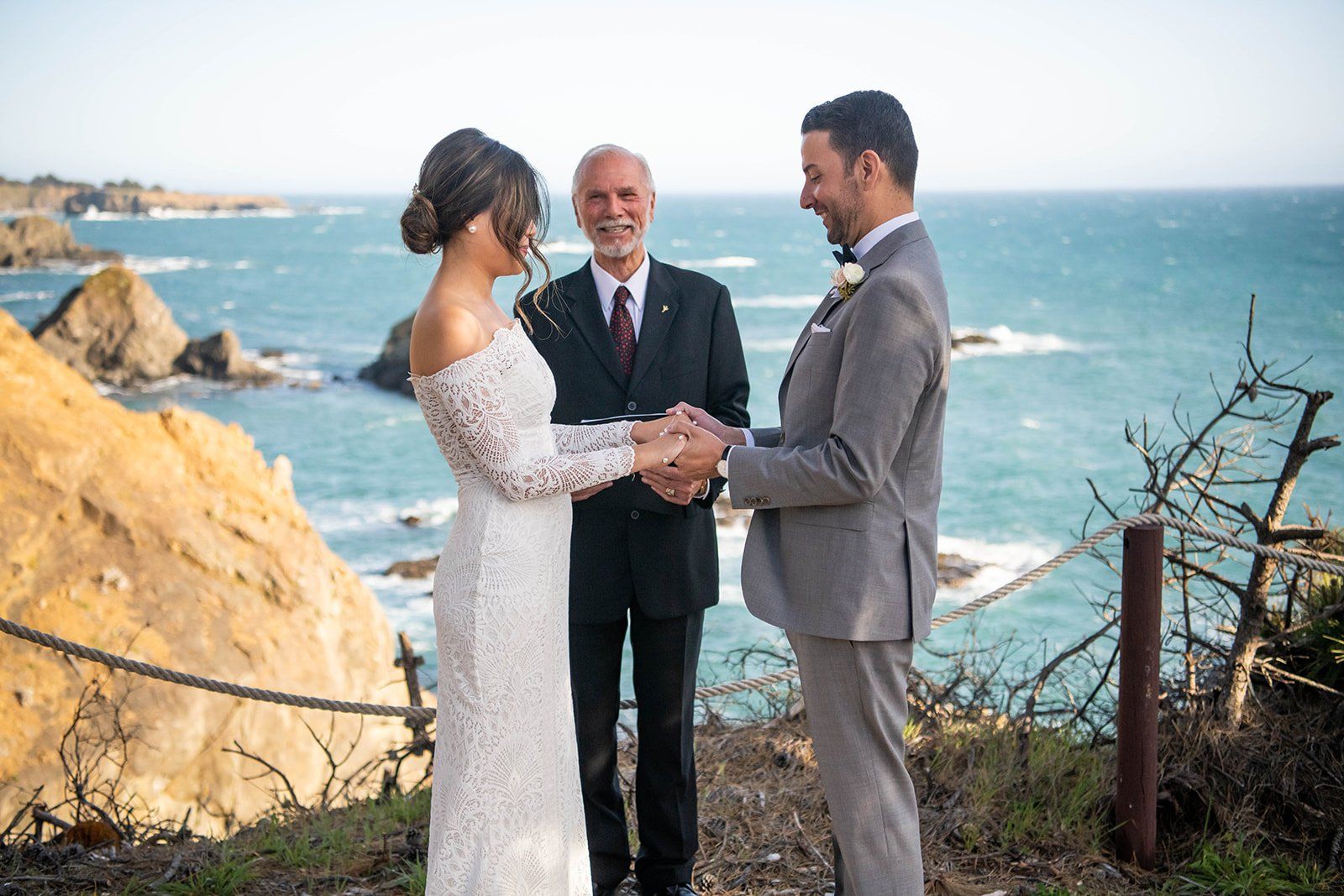 spring elopement at wander anchor bay mendocino coast, A Sunset Spring Elopement on the Mendocino Coast