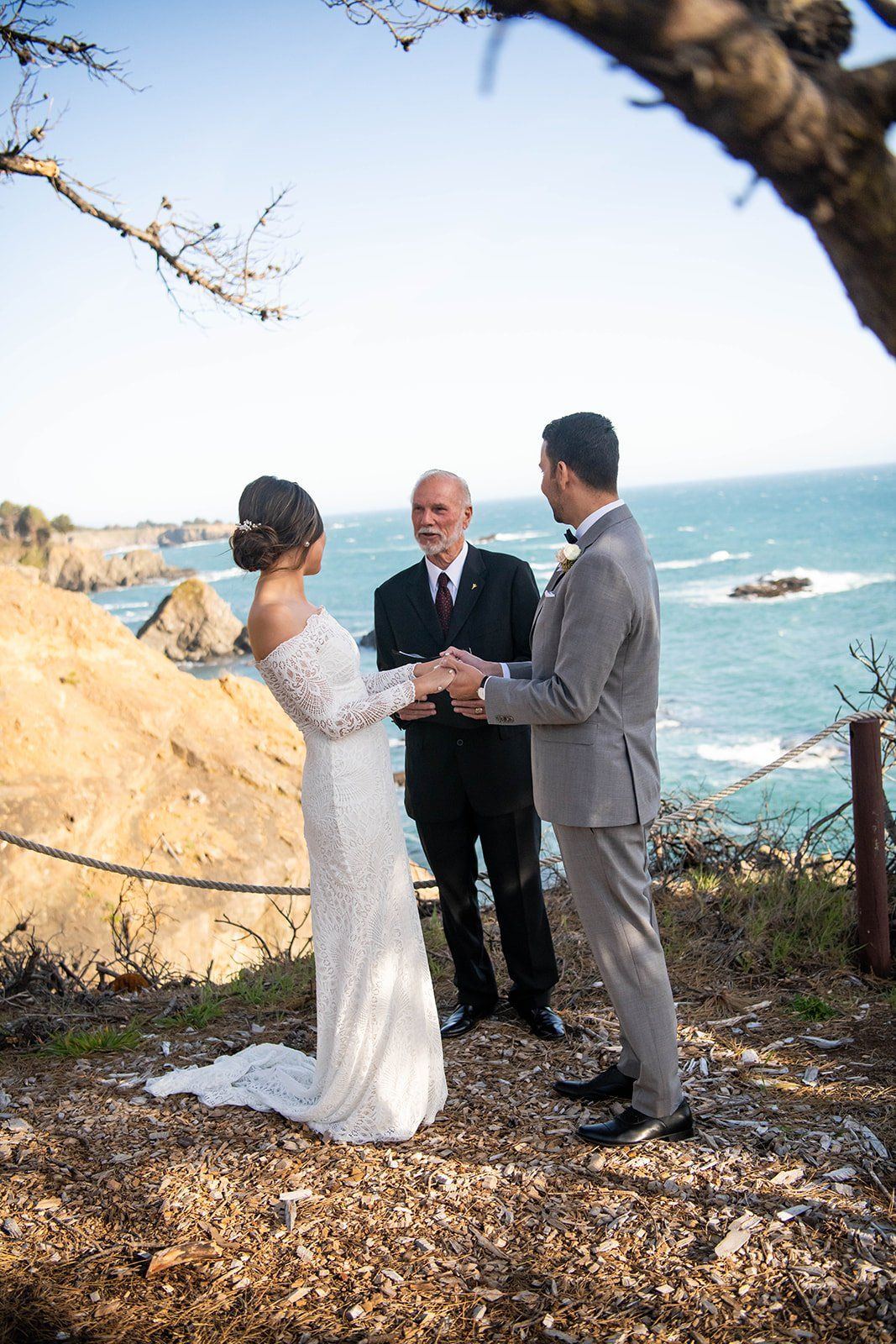 spring elopement at wander anchor bay mendocino coast, A Sunset Spring Elopement on the Mendocino Coast