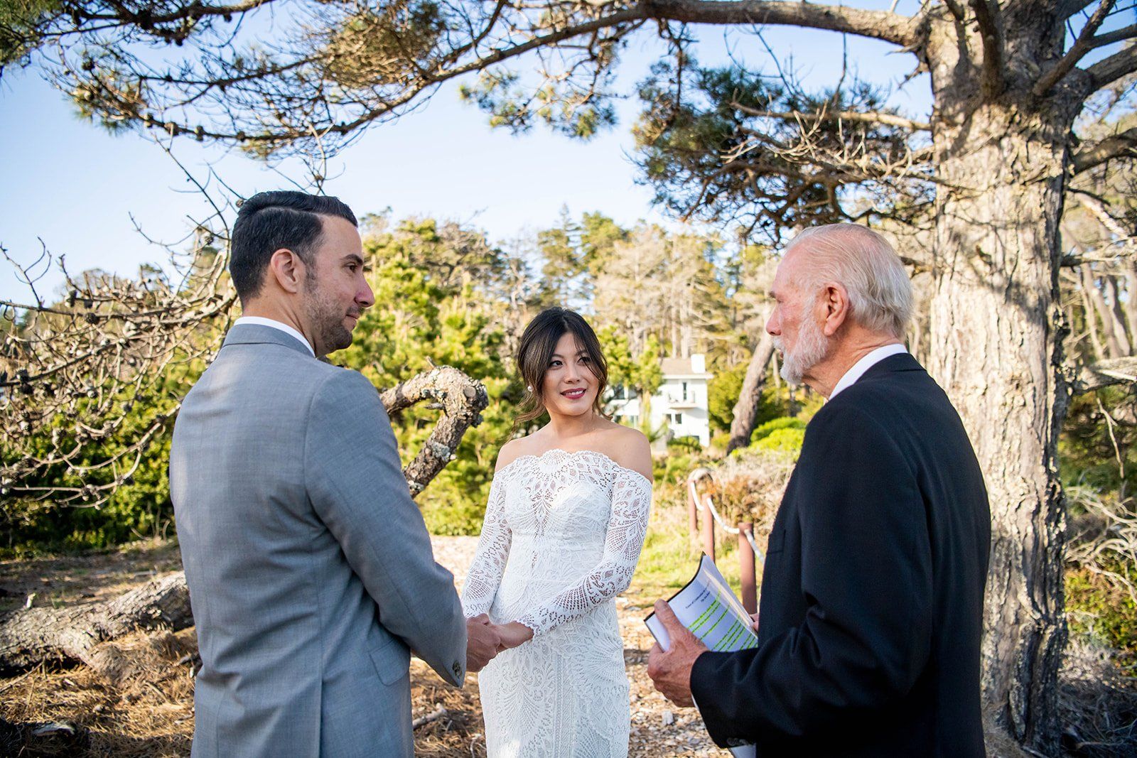 spring elopement at wander anchor bay mendocino coast, A Sunset Spring Elopement on the Mendocino Coast