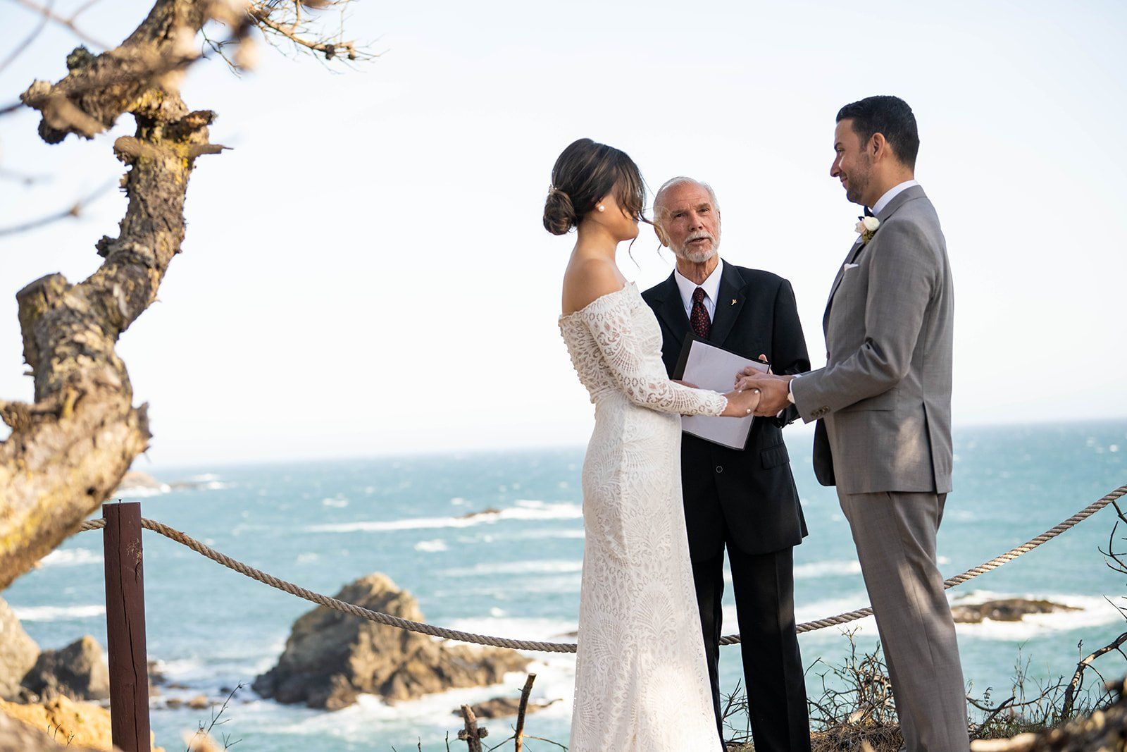 spring elopement at wander anchor bay mendocino coast, A Sunset Spring Elopement on the Mendocino Coast