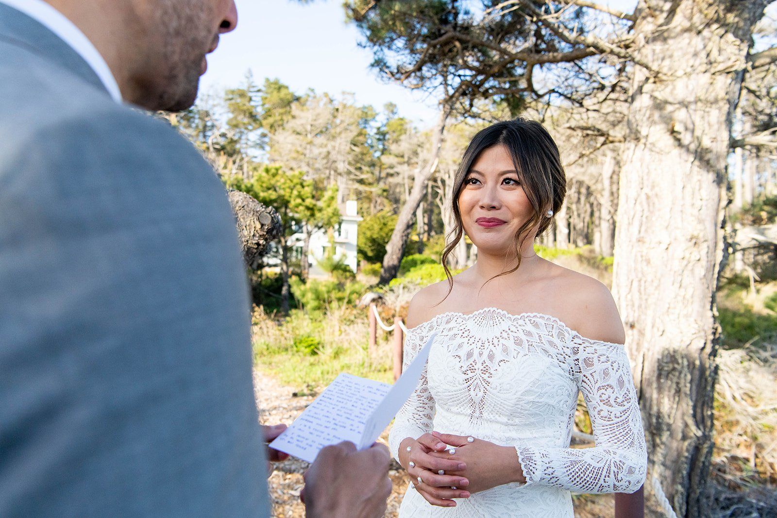 spring elopement at wander anchor bay mendocino coast, A Sunset Spring Elopement on the Mendocino Coast