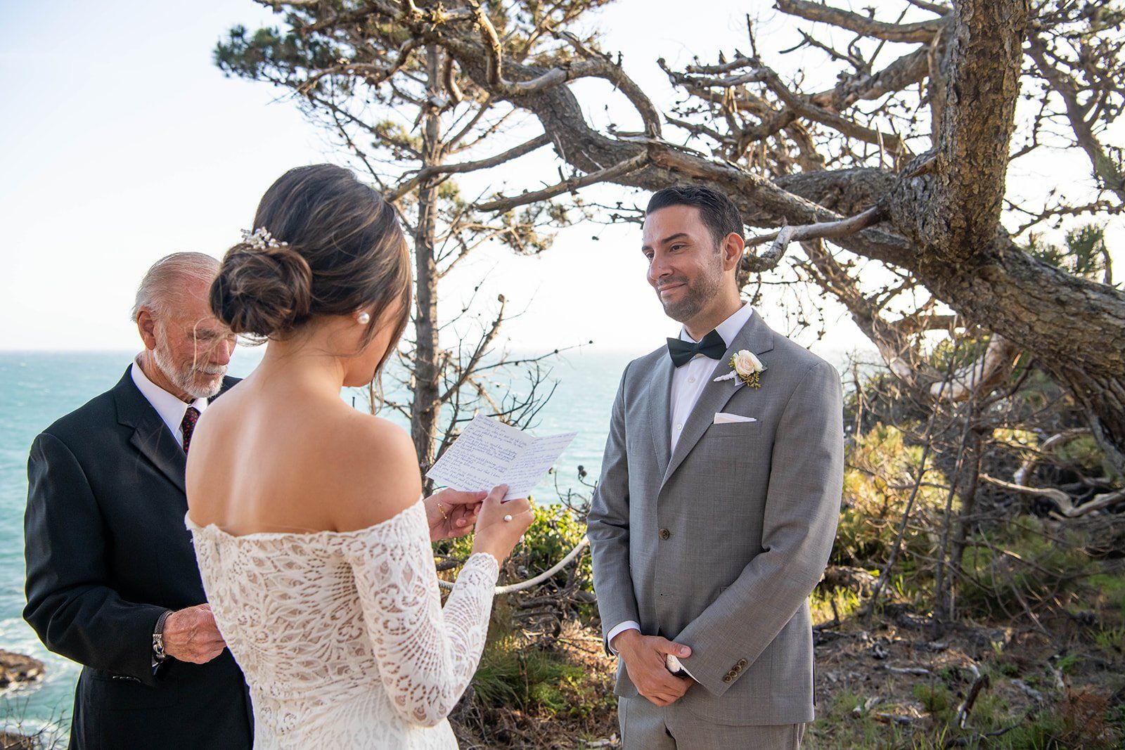 spring elopement at wander anchor bay mendocino coast, A Sunset Spring Elopement on the Mendocino Coast