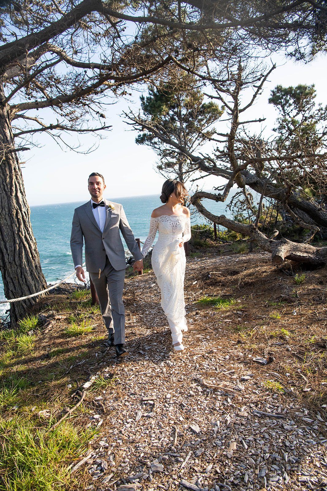 spring elopement at wander anchor bay mendocino coast, Portraits at Salt Point, a Gualala 2-Person Wedding on the Move