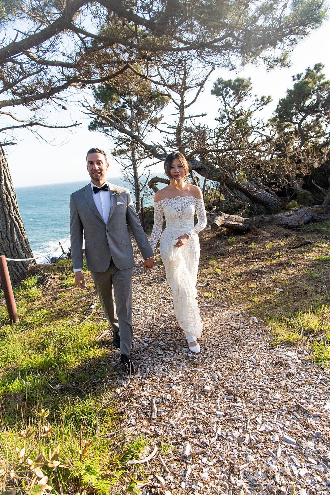 spring elopement at wander anchor bay mendocino coast, Portraits at Salt Point, a Gualala 2-Person Wedding on the Move