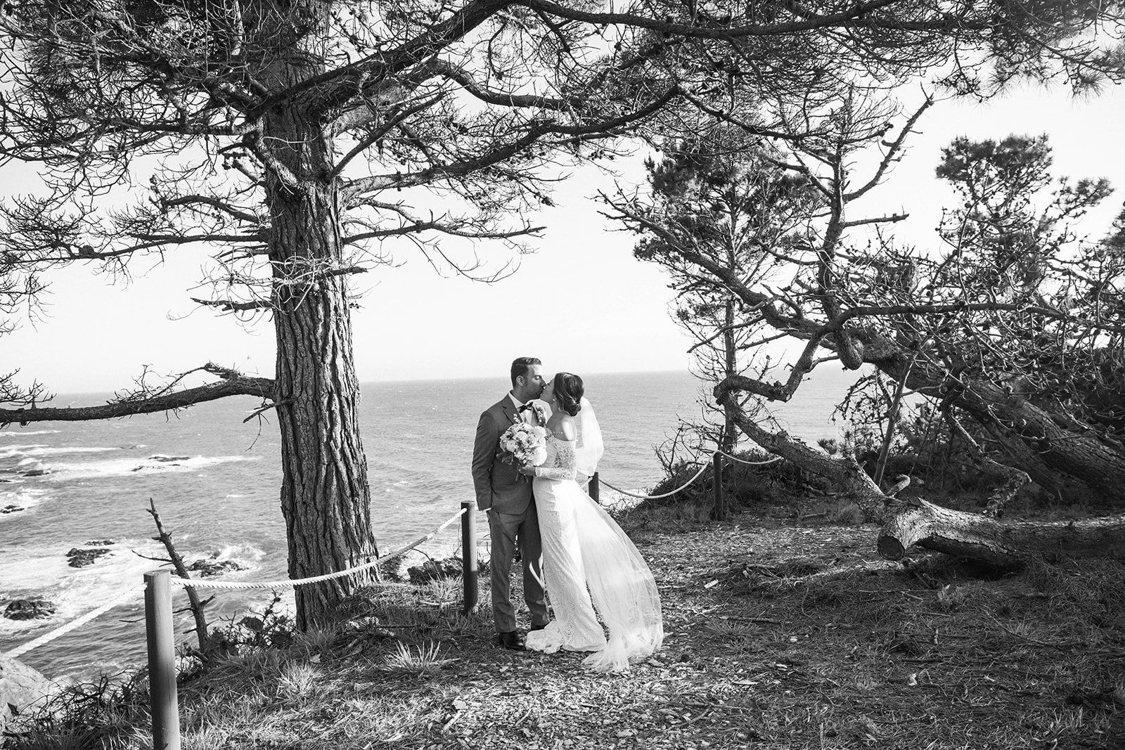 spring elopement at wander anchor bay mendocino coast, Portraits at Salt Point, a Gualala 2-Person Wedding on the Move