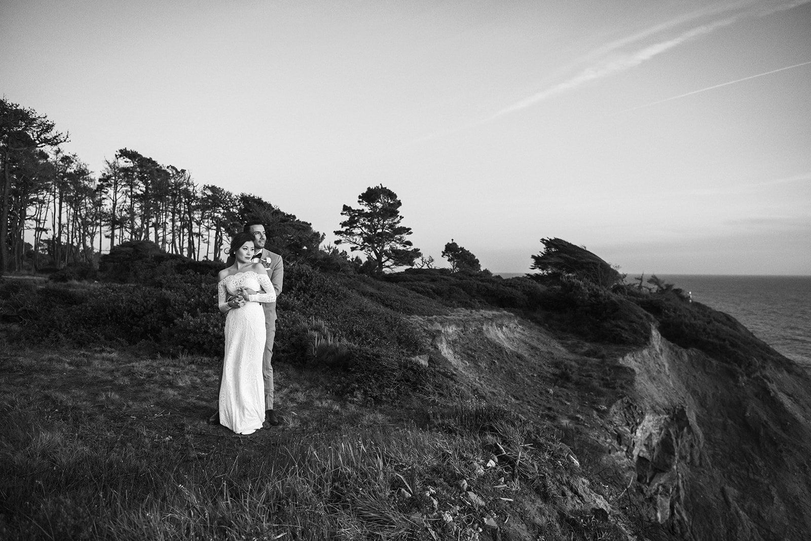 spring elopement at wander anchor bay mendocino coast, Portraits at Salt Point, a Gualala 2-Person Wedding on the Move
