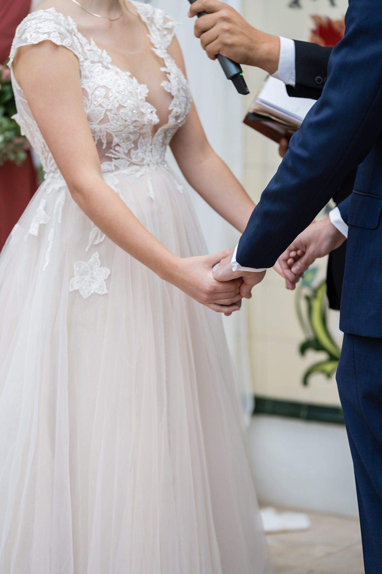 san clemente wedding at la ventura event center, Vows in the La Ventura Courtyard, a San Clemente Wedding