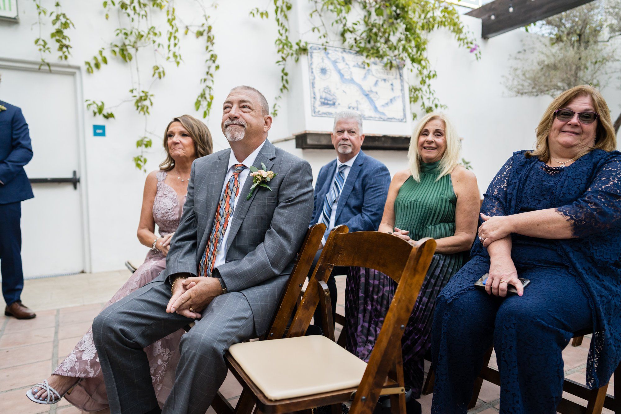 san clemente wedding at la ventura event center, Vows in the La Ventura Courtyard, a San Clemente Wedding